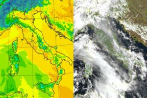 Temperature massime e satellite 15 marzo