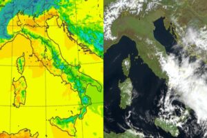 Temperature massime e satellite 19 marzo