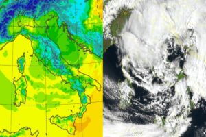 Temperature massime e satellite 26 marzo