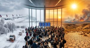 Tempesta perfetta (meteo e politica) paralizza gli USA voli cancellati e aeroporti nel caos