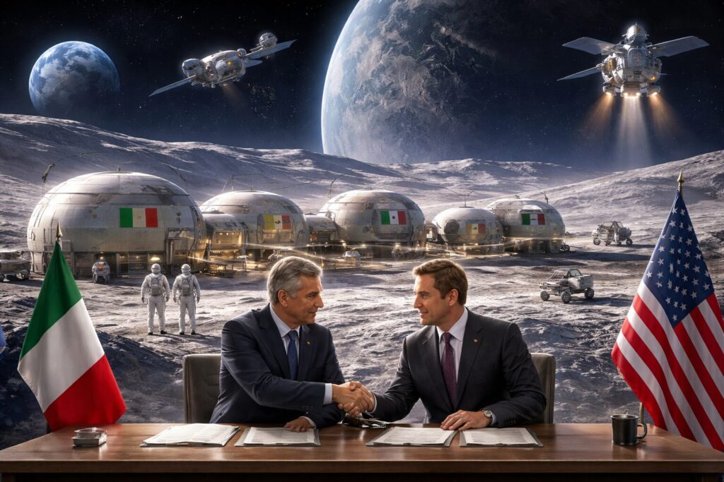 accordo italia usa esplorazione luna
