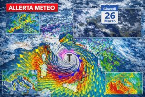 allerta meteo ciclone deborah 26 marzo 2026