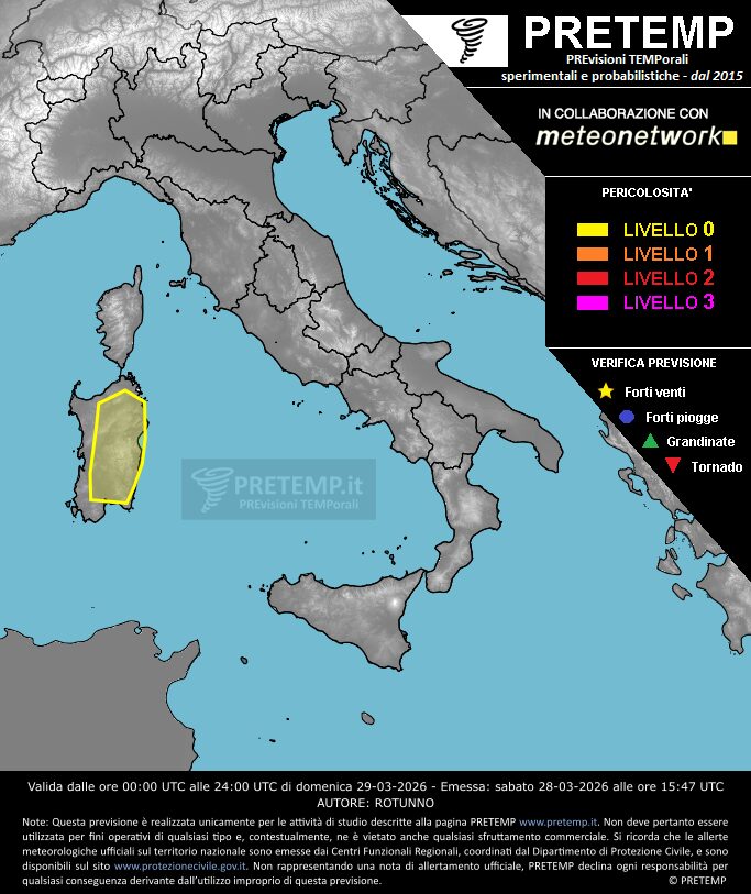 allerta meteo domenica palme