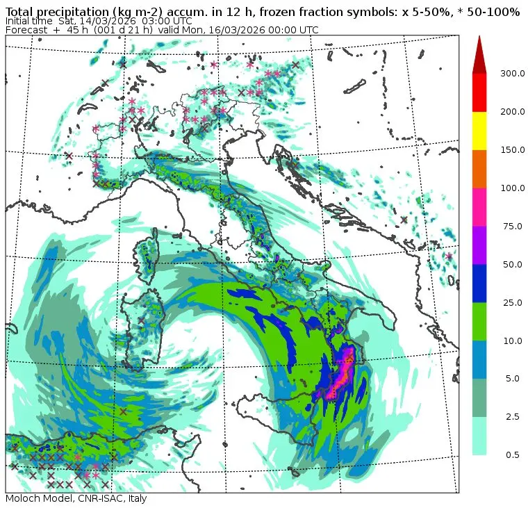 allerta meteo domenica sera