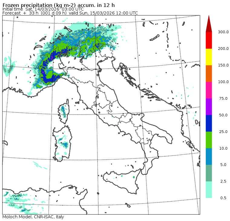 allerta neve domenica mattina