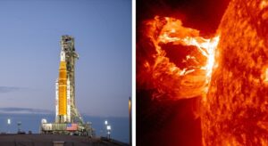 attività solare missione Artemis II