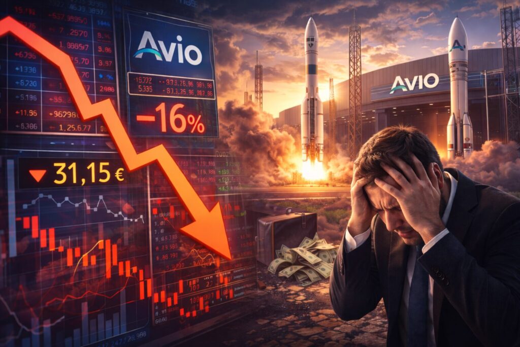 avio crollo borsa