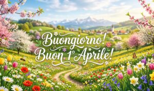 buongiorno buon 1 aprile