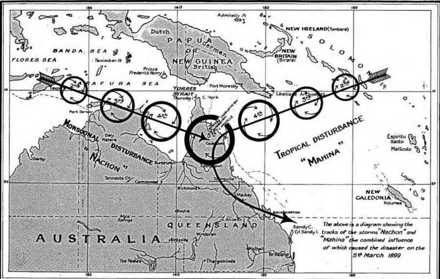 ciclone Mahina