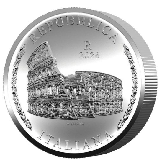 colosseo moneta argento zecca di stato