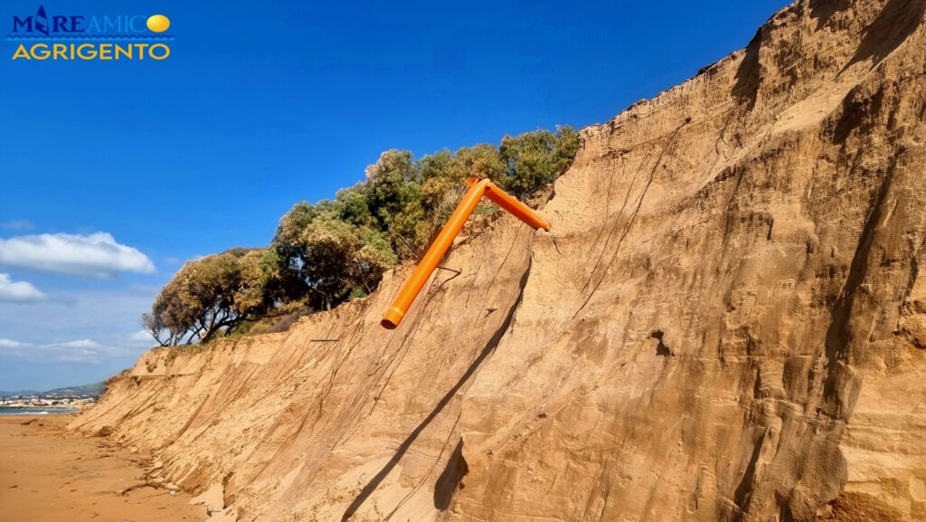 erosione costiera san leone agrigento