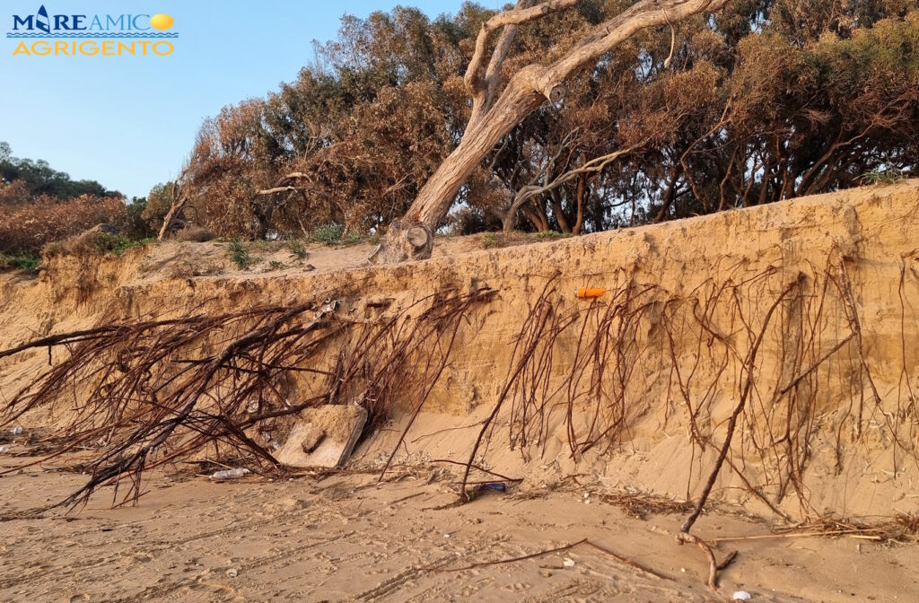 erosione costiera san leone agrigento