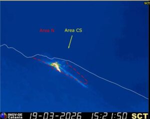 eruzione stromboli 19 marzo 2026