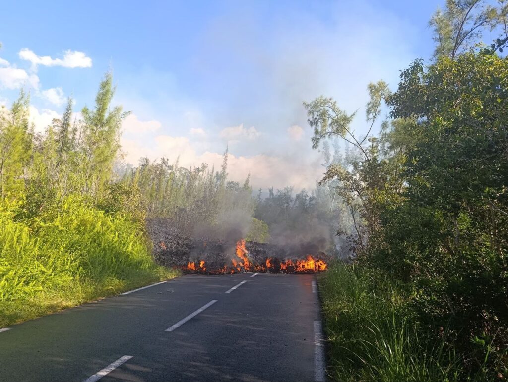 eruzione vulcano Piton de la Fournaise