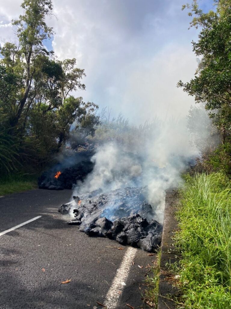eruzione vulcano Piton de la Fournaise