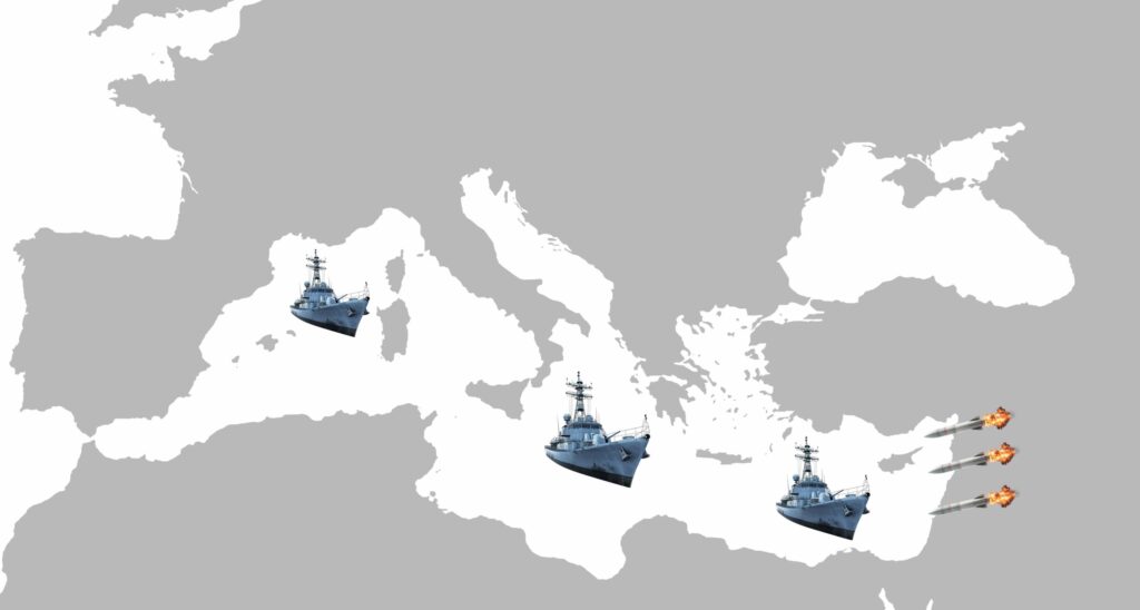 guerra mediterraneo missili cipro