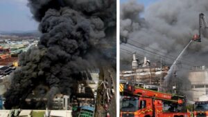 incendio corea del sud