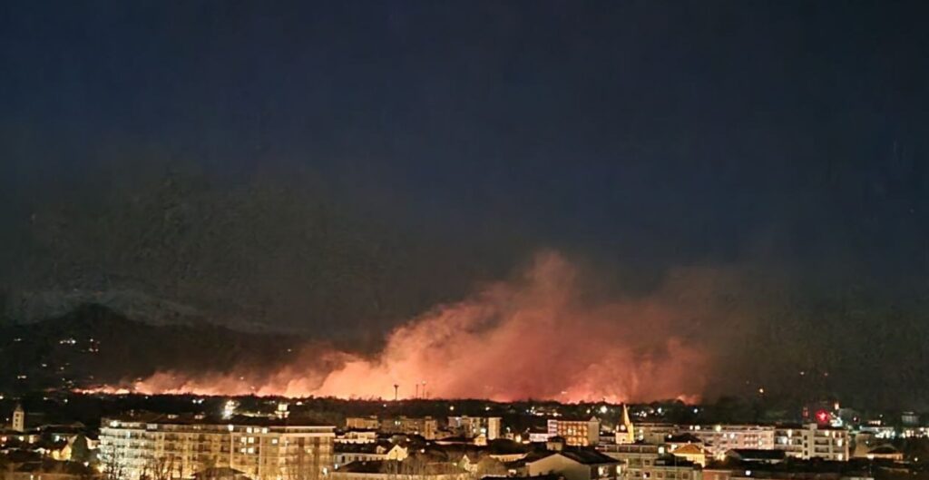 incendio piemonte