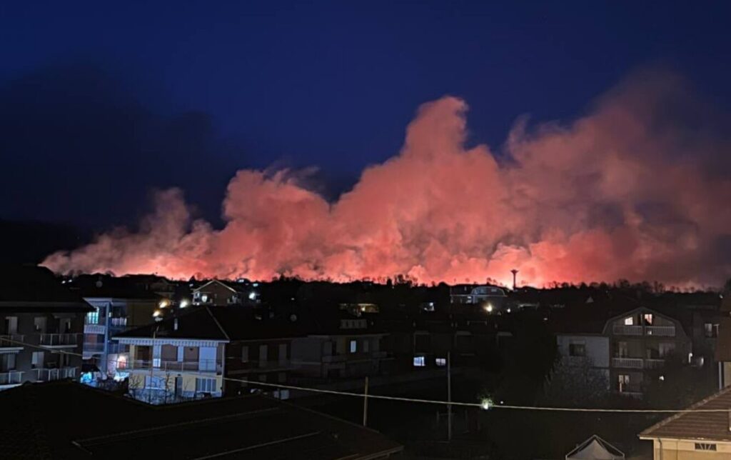 incendio piemonte
