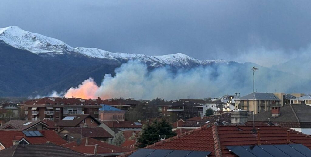 incendio piemonte