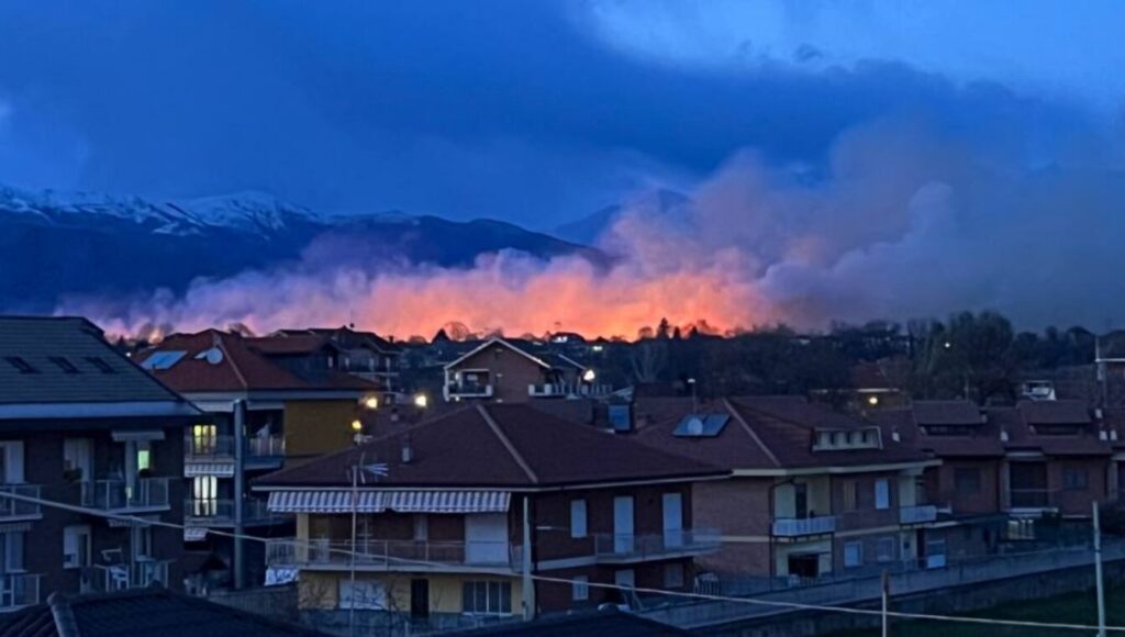 incendio piemonte