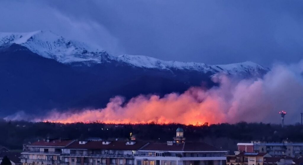 incendio piemonte
