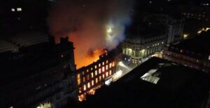 incendio stazione glasgow