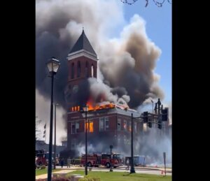 incendio tribunale rome georgia