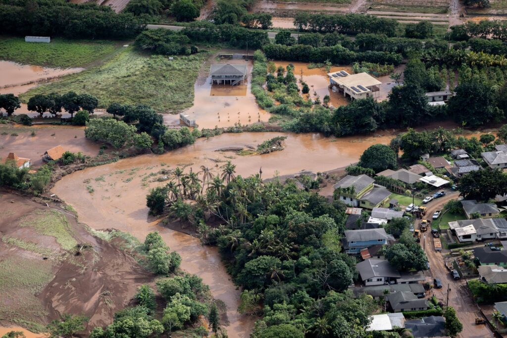 inondazioni alluvione Oahu Hawaii