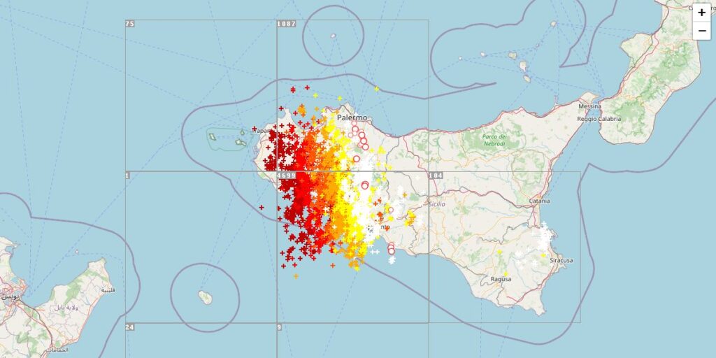 linea temporalesca maltempo sicilia