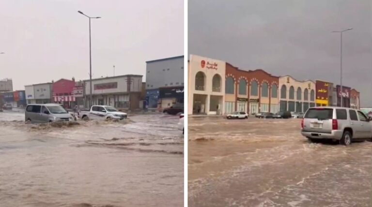 maltempo arabia saudita