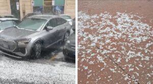 maltempo grandine lazio