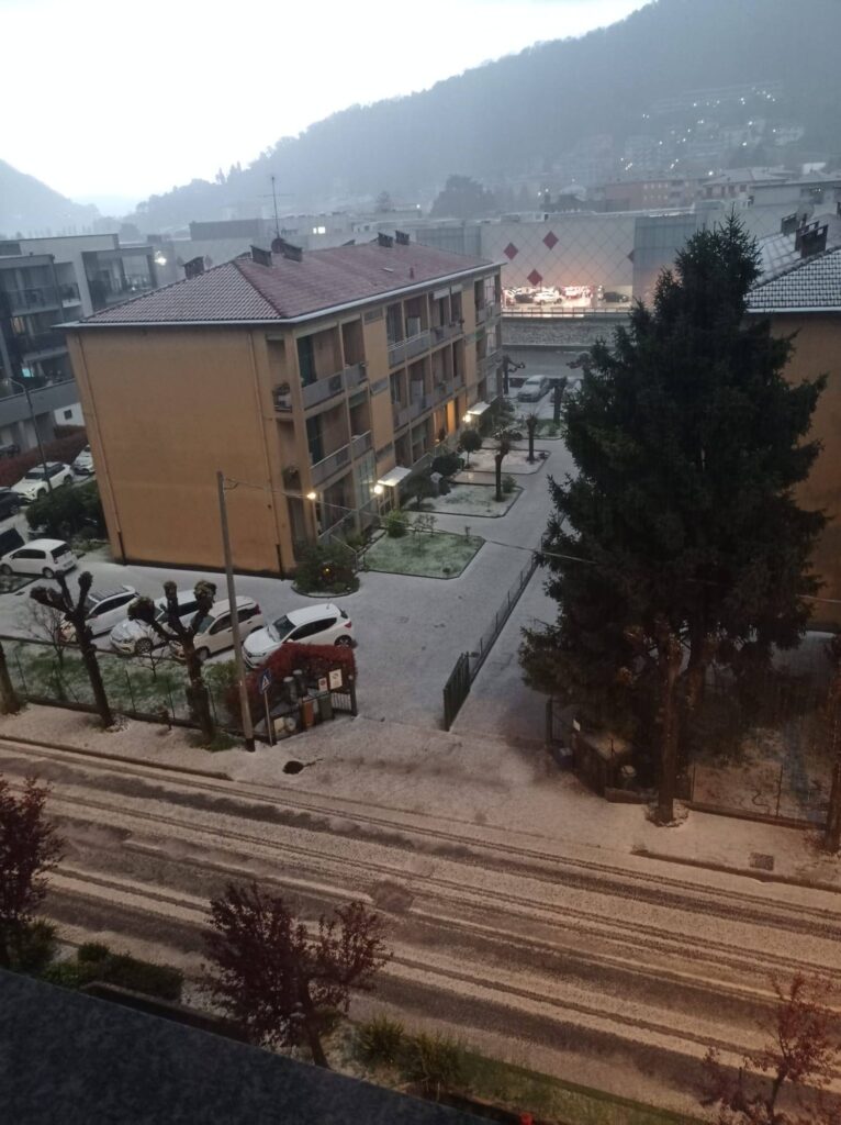 maltempo grandine lombardia
