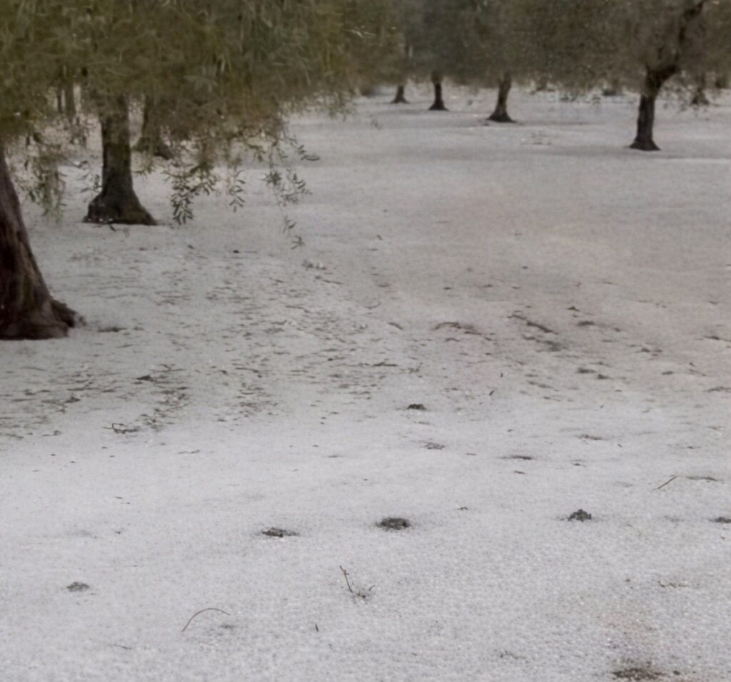 maltempo grandine san severo puglia