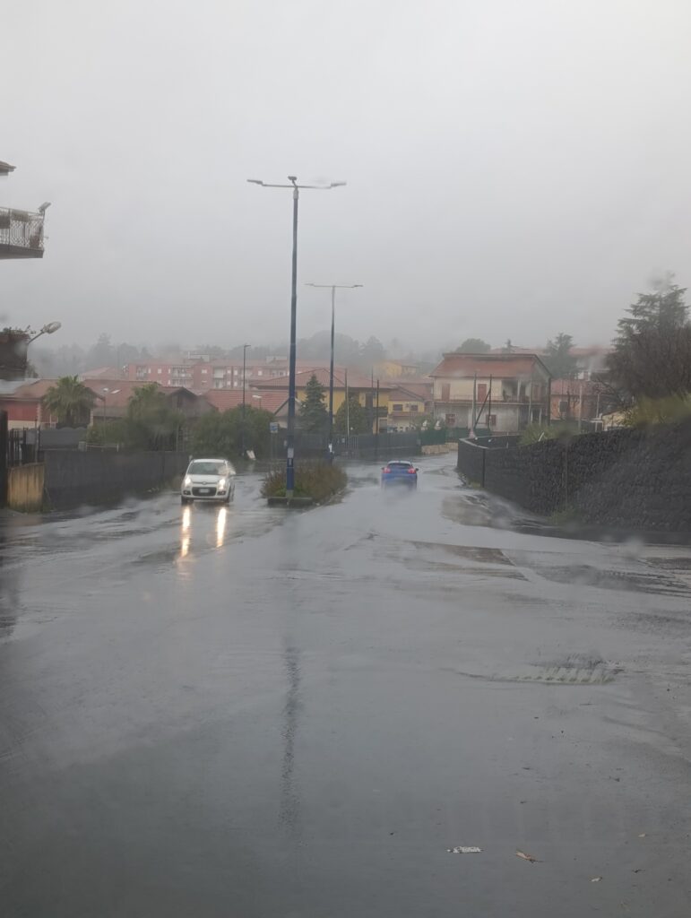 maltempo zafferana etnea