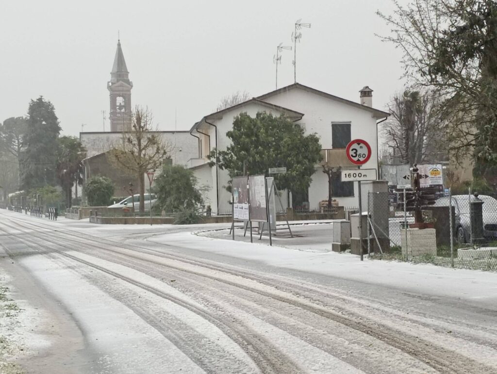 neve Boncellino di Bagnacavallo emilia romagna