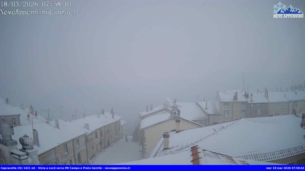 neve oggi molise capracotta