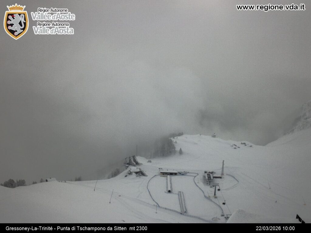 neve oggi valle d'aosta