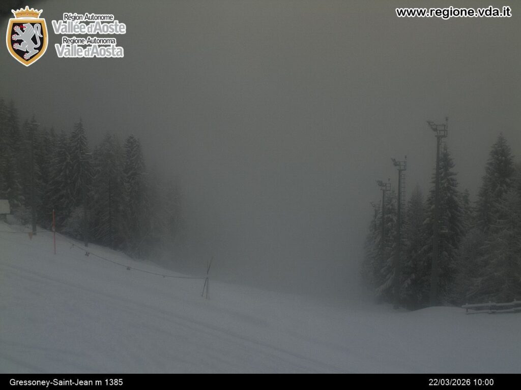 neve oggi valle d'aosta