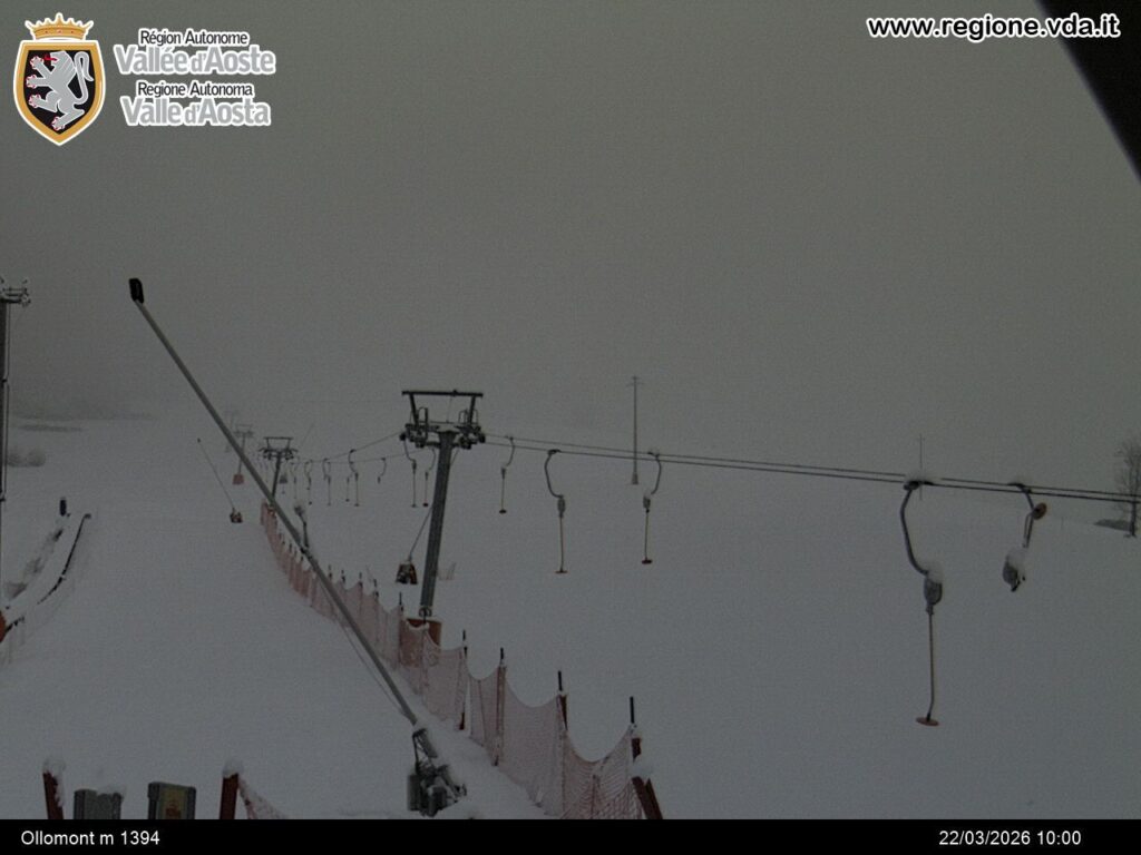 neve oggi valle d'aosta
