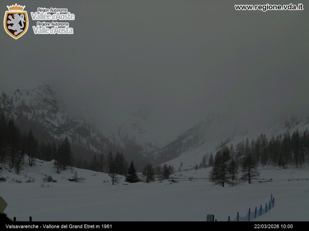 neve oggi valle d'aosta
