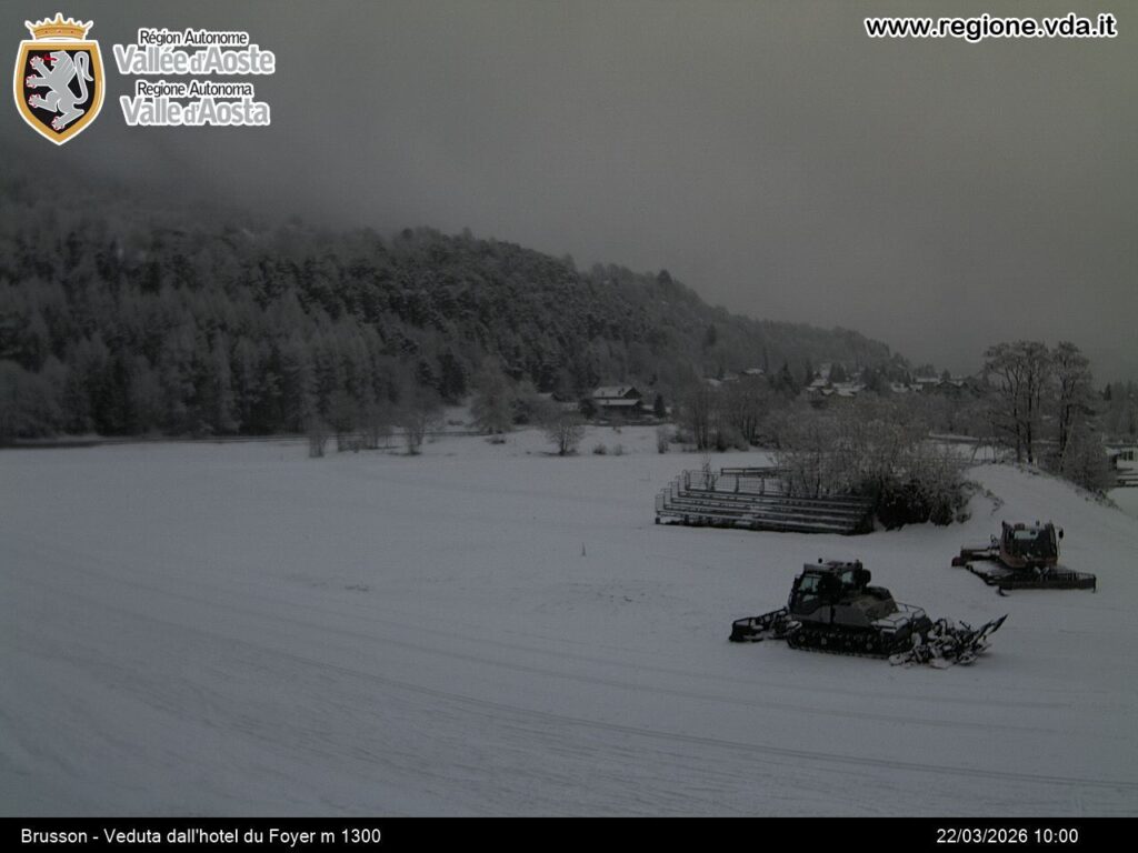 neve oggi valle d'aosta