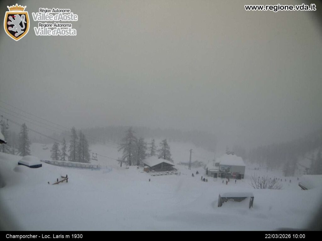 neve oggi valle d'aosta