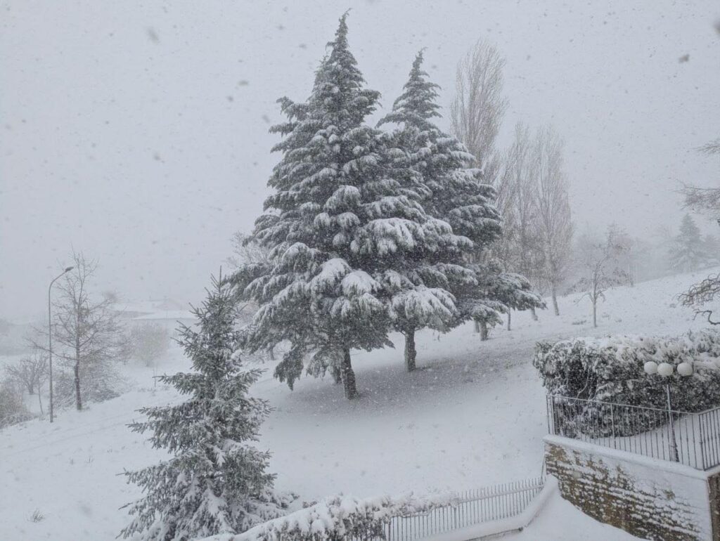 neve sant'agata feltria emilia romagna