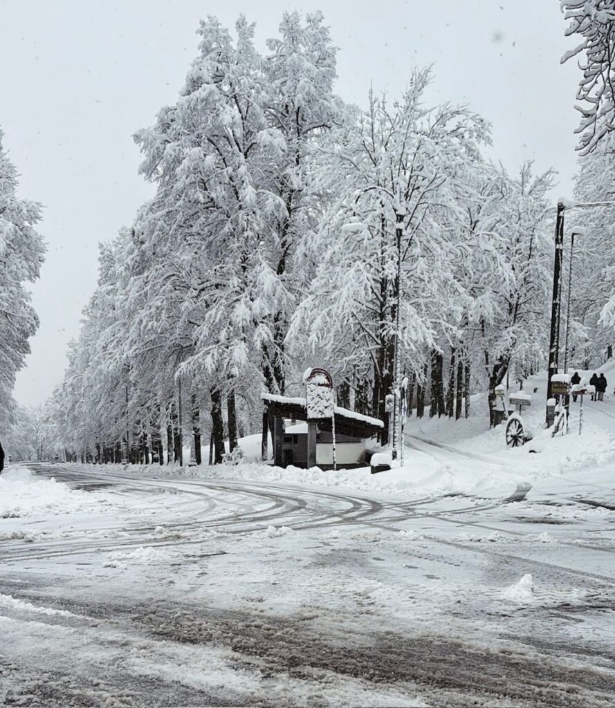 neve santuario oropa piemonte
