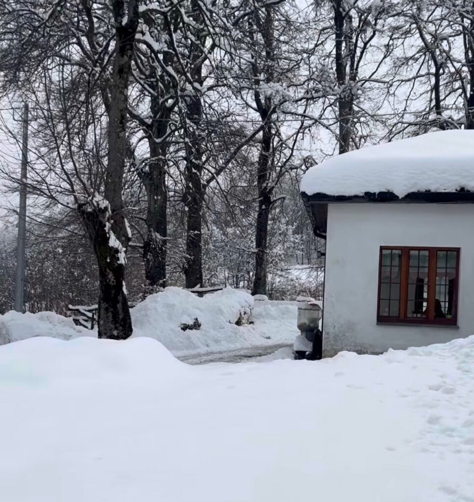 neve santuario oropa piemonte