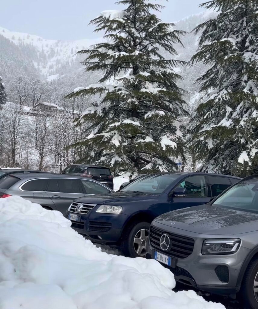 neve santuario oropa piemonte