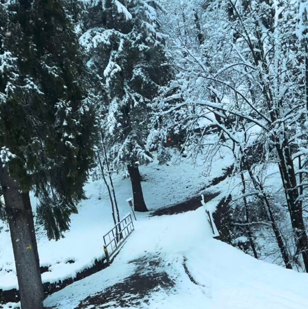 neve santuario oropa piemonte