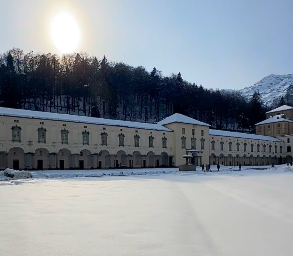 neve santuario oropa piemonte