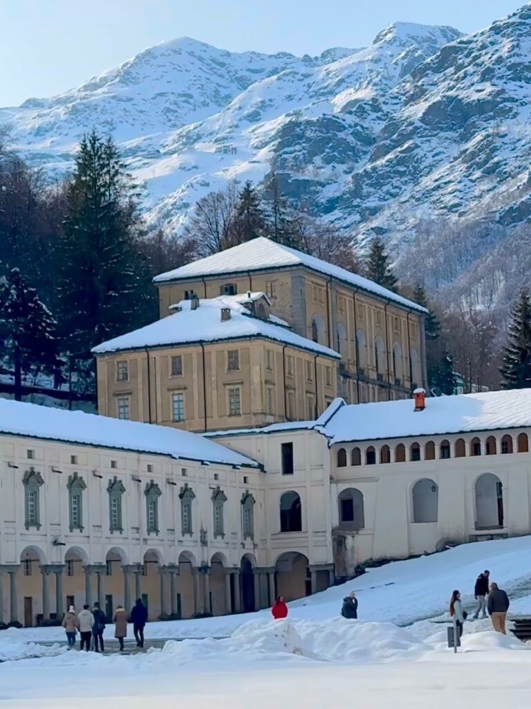 neve santuario oropa piemonte